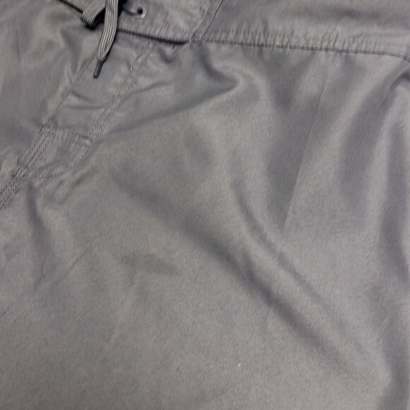 Ron Jon Surf Shop Gray Hoop & Loop/ Tie Closure Swim Trunks w/ Cargo Pocket- 34 - Picture 14 of 14